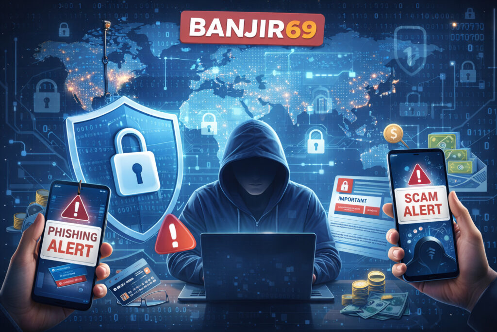 keamanan digital dan meningkatnya kasus penipuan online di berbagai negara di era internet BANJIR69